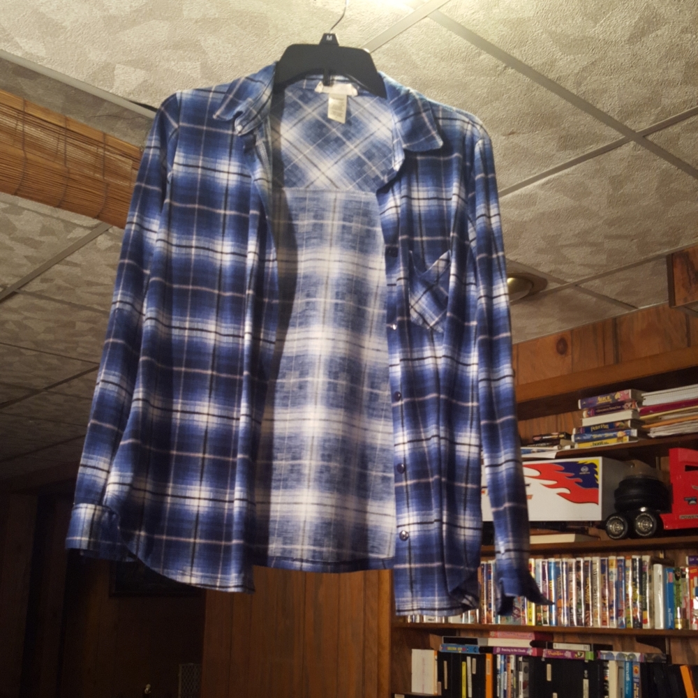 Blue flannel